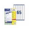 Avery L7651-100, White, Paper, 38.1 x 21.2 mm, 6500 pc(s), 100 sheets, A4