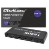 Qoltec 51799 Aktivní rozbočovač HDMI 4 x HDMI 4K x 2K | 6 Gb/s | 60 Hz