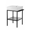 Standing bathroom console with washbasin - 56.5x40 cm