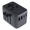 AUKEY PA-TA07 Universal Travel Adapter Charger 35W with USB-C & USB-A UK USA EU AUS CHN 150 Countries
