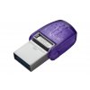 Kingston Technology DataTraveler microDuo 3C USB paměť 128 GB USB Type-A / USB Type-C 3.2 Gen 1 (3.1 Gen 1) Nerezová ocel, Purpurová