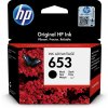 HP Černá originální inkoustová kazeta 653 Advantage