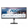 AOC V5 CU34V5C/BK LED display 86,4 cm (34") 3440 x 1440 px Wide Quad HD Černá