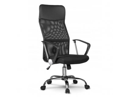 101855 topeshop krzeslo nemo czarne kancelarska a pocitacova zidle polstrovane sedadlo sitove operadlo zad