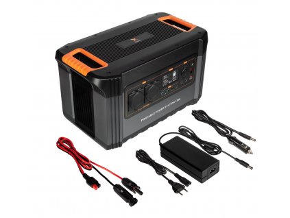 233632 xtorm portable power station 1300 9 lithium zelezo fosfatova lifepo4 392000 mah 1300 w 17 kg 2x ac 1300w 1x usb c pd 60w 1x usb a qc 3 0 18w 2x usb a 12v car 2x dc 5 5mm 60w