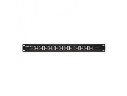 337407 qoltec 54478 patch panel rack 12 portu poe cerna