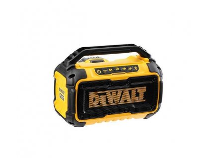 489141 speaker dewalt dewalt dcr011 xj speaker yellow black bluetooth jack usb