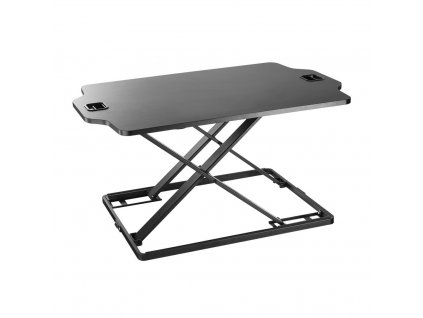 240853 ultratenky stolni konvertor ergo office sit stand cerny s plynovou pruzinou max 10 kg er 419