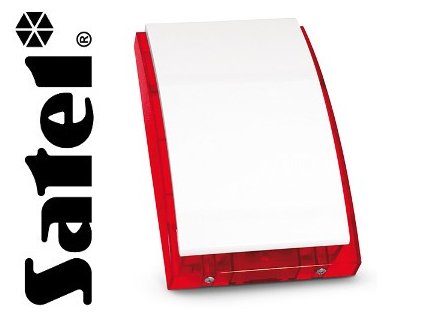 482670 satel siren sp 4002 r red