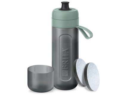 Zelená filtračná fľaša Brita Active s 2 diskami