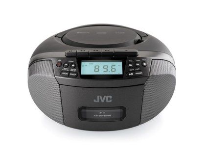 JVC RC-E444B Rádio prehrávač Čierny