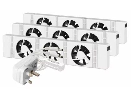 SpeedComfort Trio Set Biela Ventilátor
