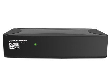 Esperanza EV108R Set-top box (dekodér STB) Kábel. Czarny