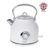 454425 adler kettle with a thermomete ad 1346w electric 2200 w 1 7 l stainless steel 360 rotational base white
