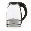 477036 tristar glass kettle with led wk 3377 electric 2200 w 1 7 l glass 360 rotational base black stainless steel