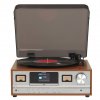 494391 denver mrd 52 retro stereo system with light wood turntable