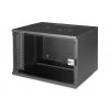 480555 wall mounted network cabinet 19 7u soho pro 370 x 540 x 400 mm door glass black unfolded 60kg