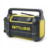 530610 muse m 928 bty radio speaker waterproof bluetooth black yellow wireless connection