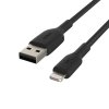 538002 belkin caa002bt3mbk kabel lightning 3 m cerna