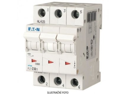 jistič PL7-50B/3 EATON 10kA 263400
