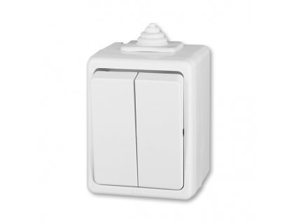 spínač č. 5 3553-05929 B bílý IP44 PRAKTIK