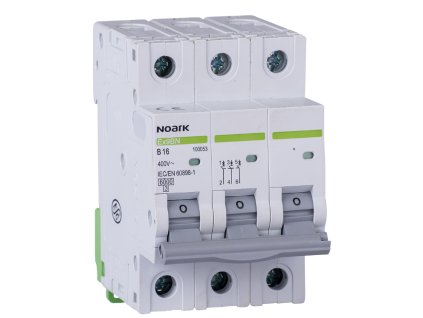 jistič 10B/3 NOARK Ex9BN 3P B10, 100051