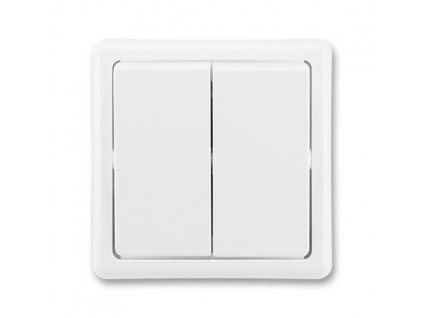 spínač č. 5 3553-05289 B1 bílý CLASSIC