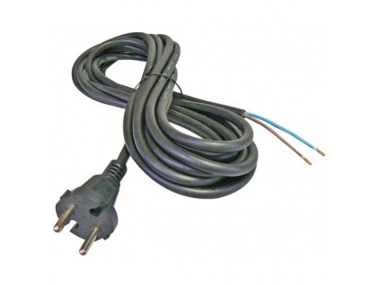 kabel FLEXO 2x1/3m černá guma S03030