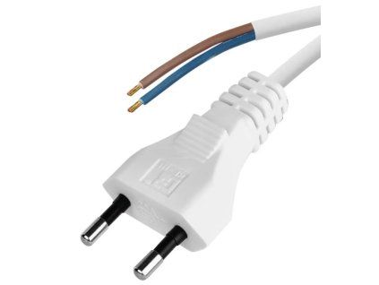 kabel FLEXO 2x0,75/2m bílá S15272