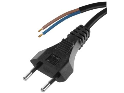 kabel FLEXO 2x0,75/3m černá S19273
