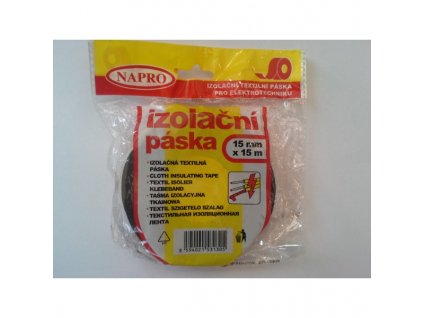 páska textilní 15mm 15m izolační NAPRO