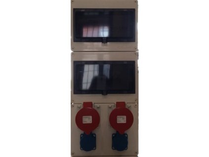 skříň zásuvková RJ120222 2x230V/16A 2x400V/32A/5P