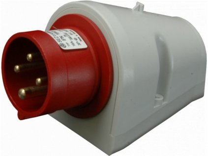 přívodka nastěnná 16A 5P 400V IP44 6h