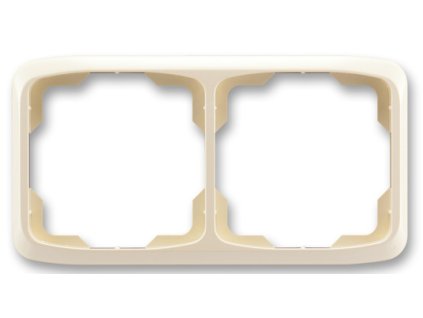 rámeček 2-násobný 3901A-B20 C slonovinová kost vodorovný TANGO