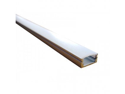 lišta AL profil LINE 8 přisazený mléčný