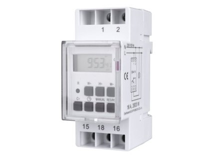 spínač časový CS4-16 na DIN lištu