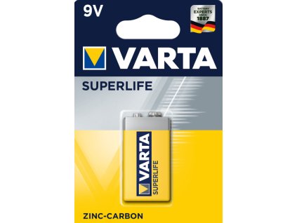 baterie 6F22 VARTA SUPERLIFE