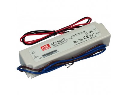 zdroj LED 60W E12047 IP67 12VDC MEANWELL