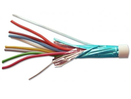 kabel 8x0,22mm, lanko, stíněný