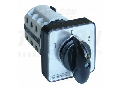 přepínač reverzační vačkový TKM-25/N 1-0-2 25A 7,5kW IP42