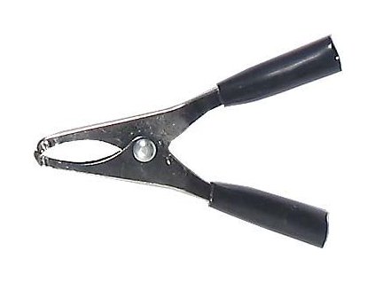 svorka 15A l70mm černá a rudá