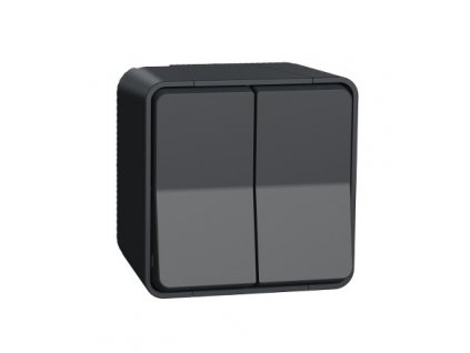 spínač č. 6+6 komplet MUR35022 IP55 Antracit MUREVA STYL