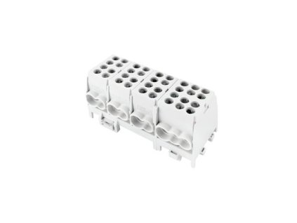 svorkovnice HLAK 25 4/10 GR-S šedá IP20 rozbočovací
