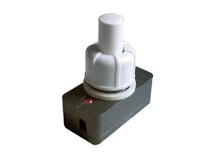 vypínač stiskací PBS-17A-2, ON-OFF 250V/2A