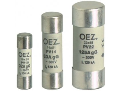 pojistka PV10 25A gG OEZ
