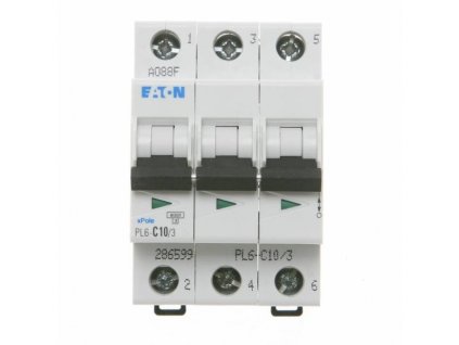 jistič PL6-10C/3 EATON 6kA 286599