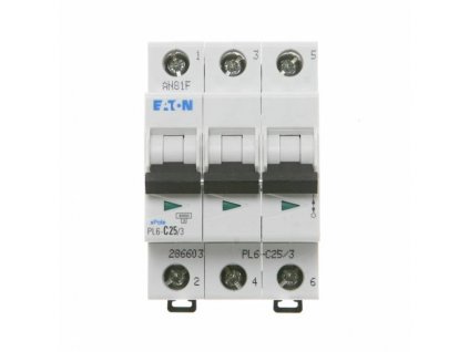 jistič PL6-25C/3 EATON 6kA 286603
