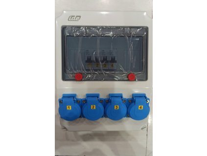 skříň zásuvková Z52.400D-400 4x230V IP44