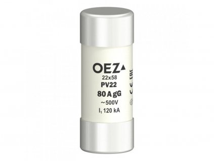 5199 oez pojistka valcova 80a pv22 gg