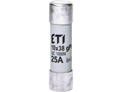 pojistka CH10x38 25A gPV válcová